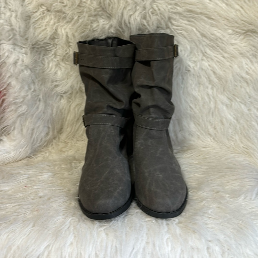 Gray Boots